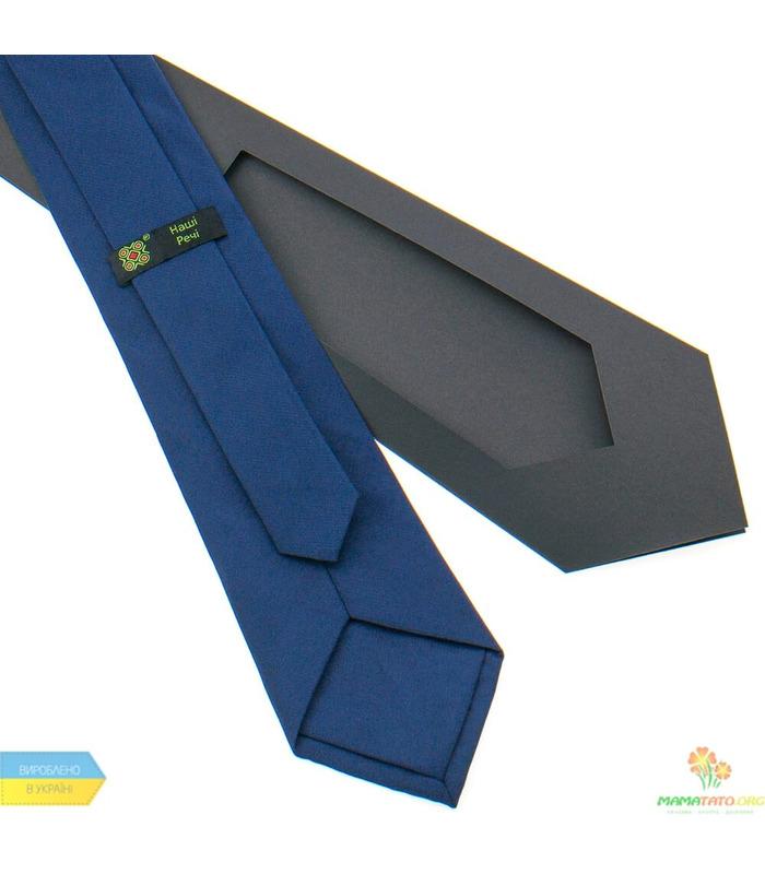 Вишита краватка з тризубом 820