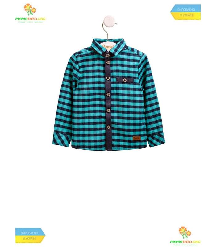 Детская теплая рубашка РБ98