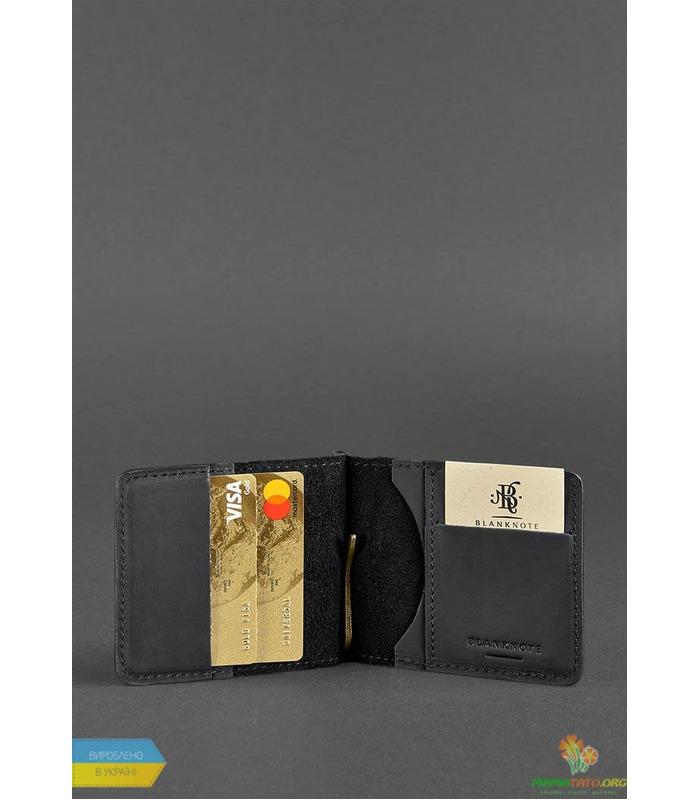 Портмоне 1.0 (зажим для денег) CRAZY HORSE Графит