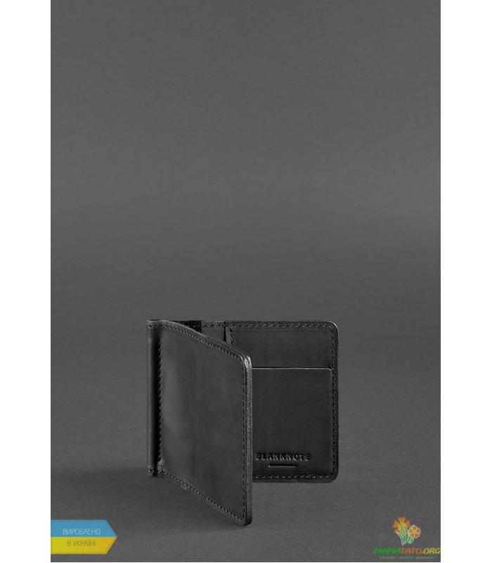 Портмоне 1.0 (затискач для грошей) CRAZY HORSE Графіт