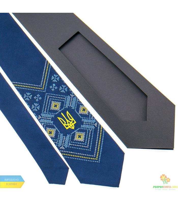 Вышитай галстук с трезубом 821
