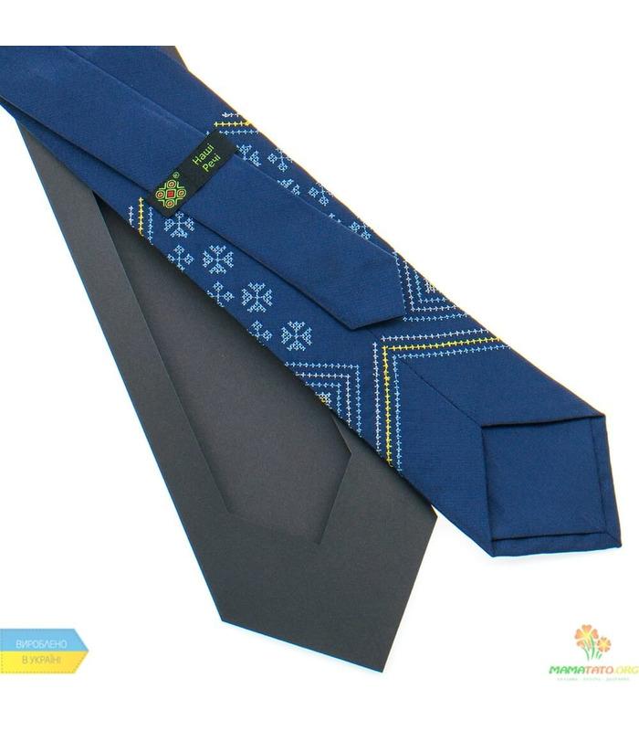 Вышитай галстук с трезубом 821