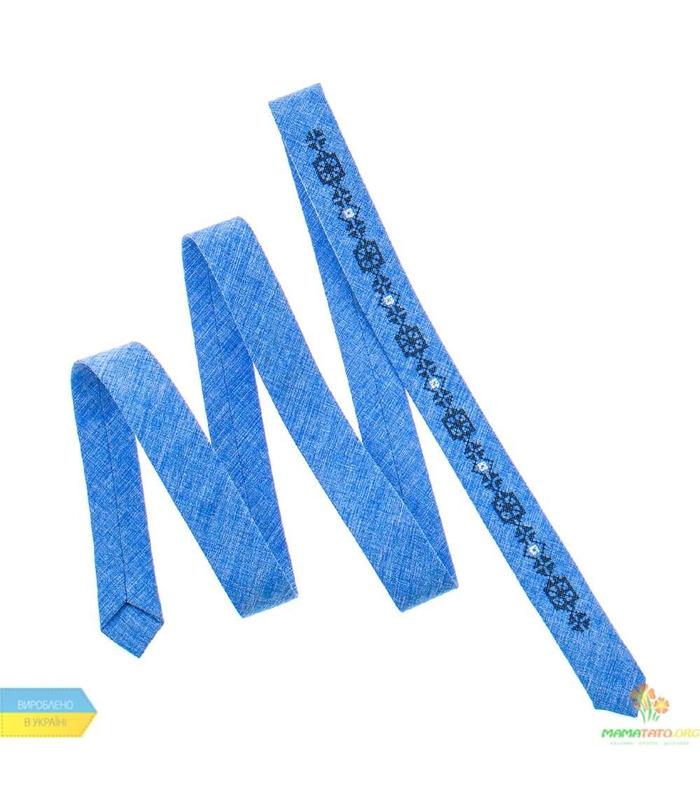 Вишита тонка краватка 831