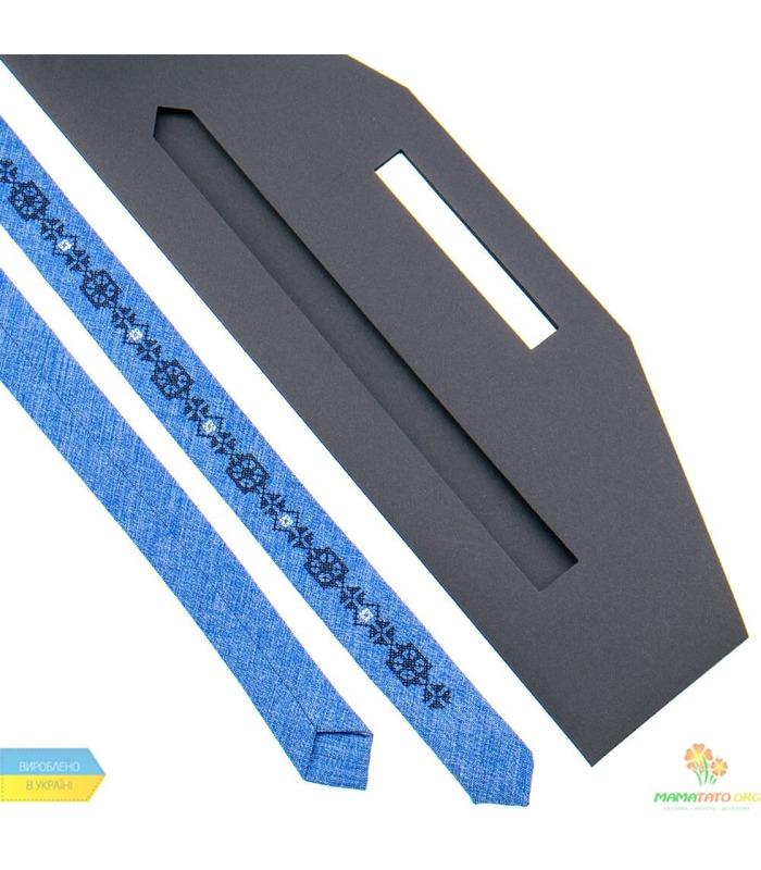 Вишита тонка краватка 831