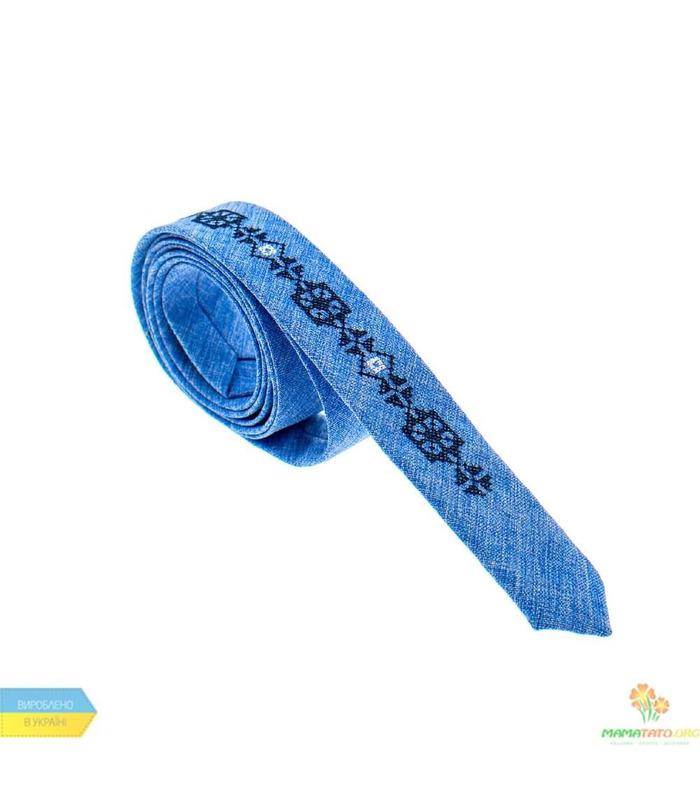 Вишита тонка краватка 831