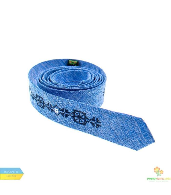 Вишита тонка краватка 831