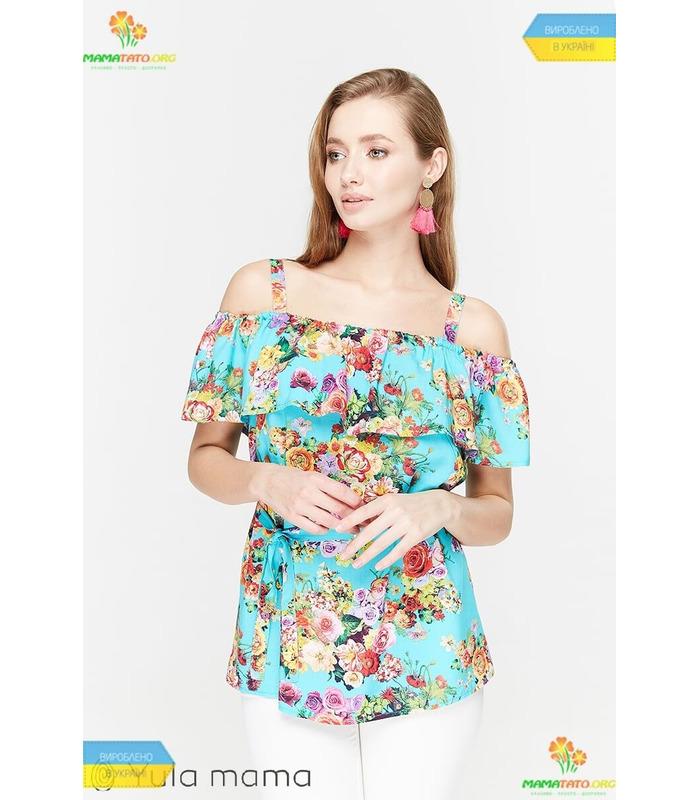 Блуза Бренда AQ от Юла Мама в категории Блузки и туники кормящим на МамаТато