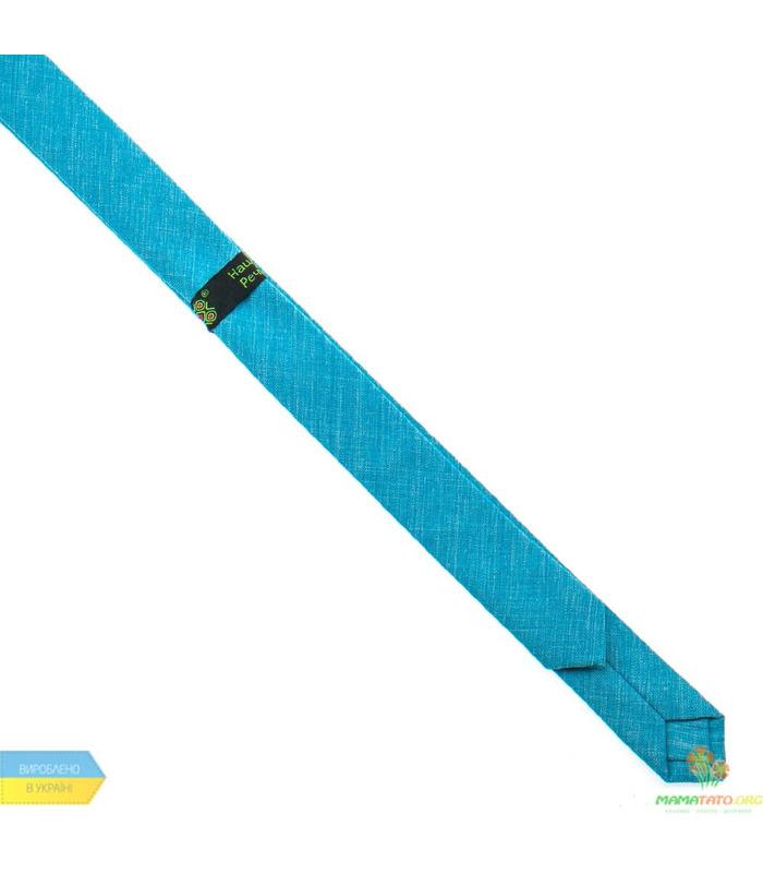 Вышитый тонкий галстук 834