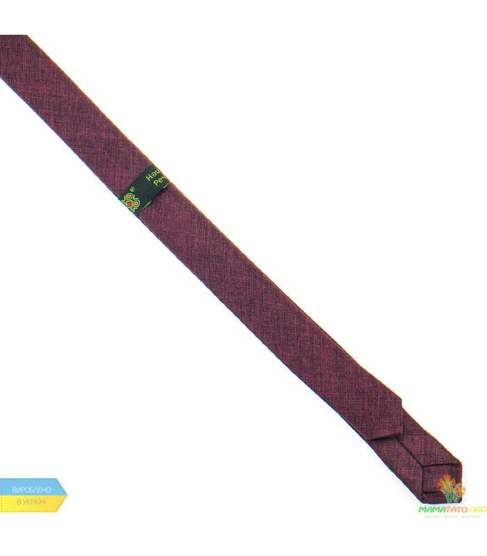 Вишита тонка краватка 836