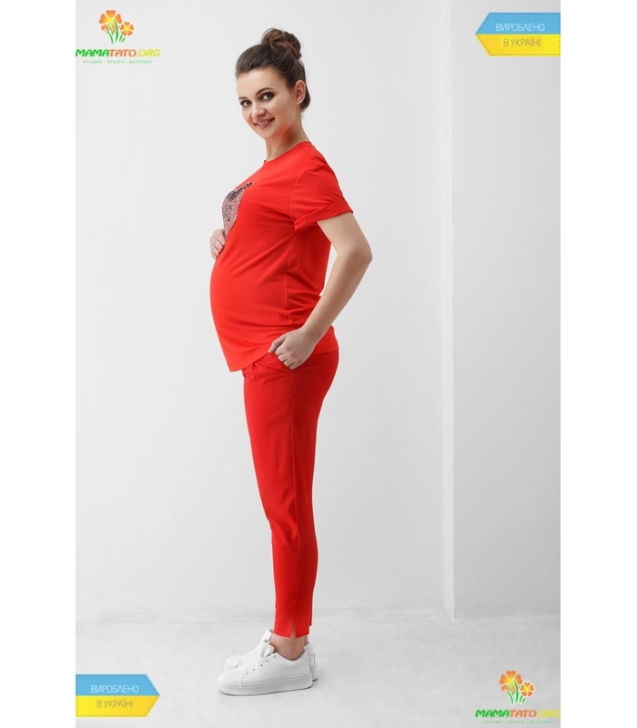 Футболка Лав Серце мод.1839 0006 від Dianora у категорії Футболки та майки вагітним на МамаТато