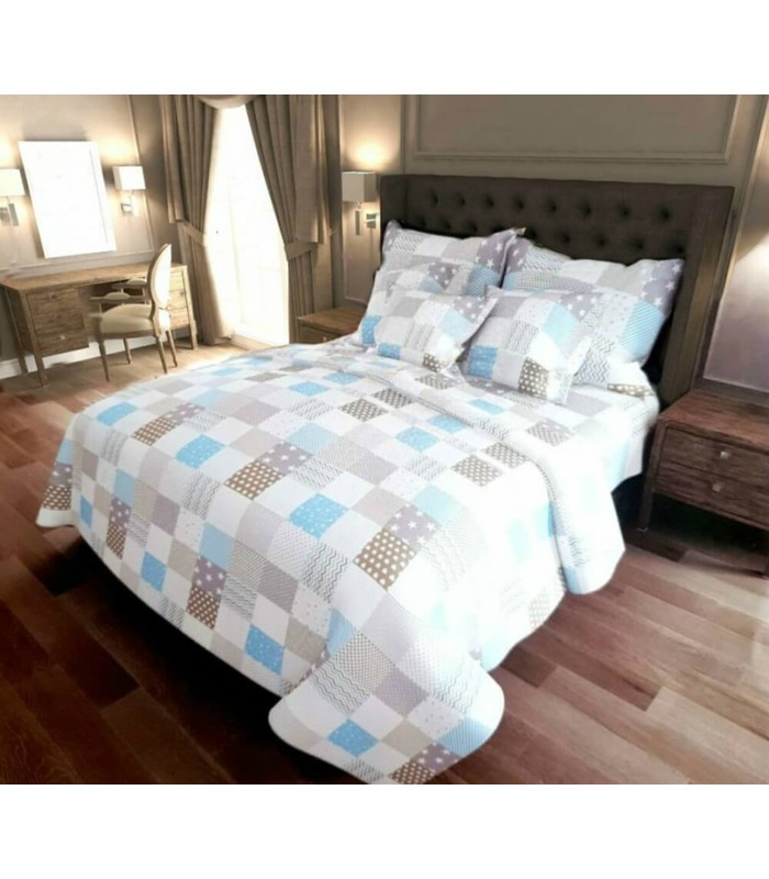 Комплект постельного белья Пэчворк LM ᐉ бязь, Украина, цена, натуральная ткань