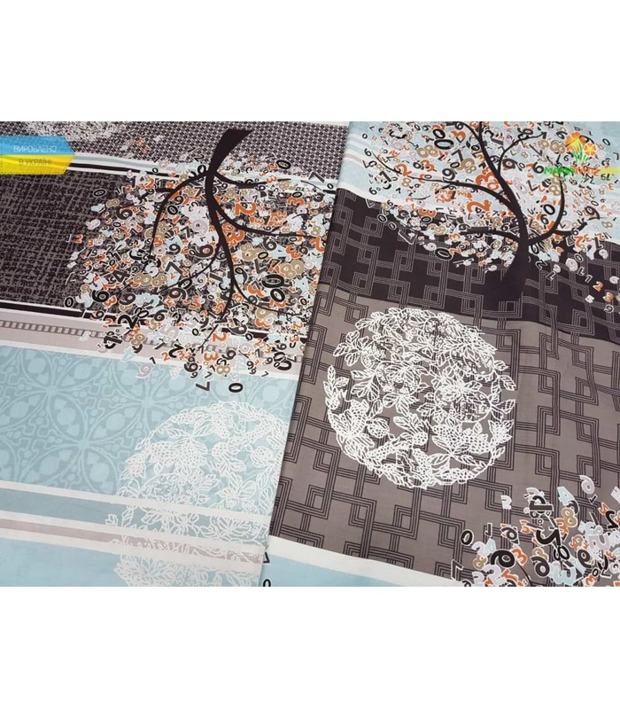 Комплект постельного белья Итон ᗍ сатин ※ Украина, натуральная ткань