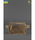 Кожаная сумка на пояс DropBag mini BR коричневая ᐉ Украины, HandMade, натуральная кожа