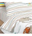 Комплект детского постельного белья "Мягкие лапки" ᐉ Поплин, произведено в Украине