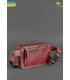 Шкіряна сумка на пояс DropBag mini VG Krast Бордова ᐉ Україна, HandMade, натуральна шкіра
