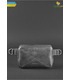 Кожаная сумка на пояс DropBag mini BK Чорная ᐉ Украины, HandMade, натуральная кожа