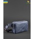 Шкіряна сумка на пояс DropBag mini NN Синя ᐉ Україна, HandMade, натуральна шкіра