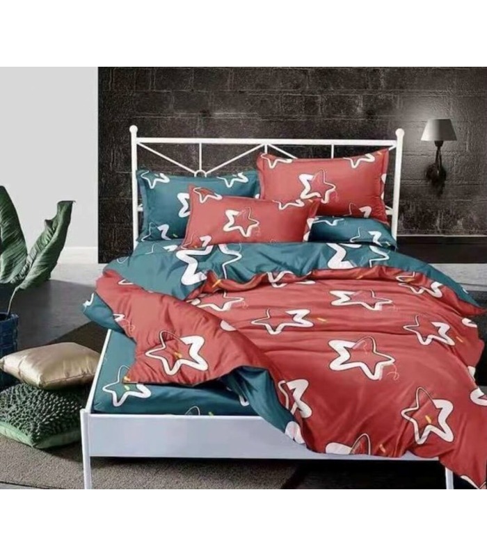 Комплект постельного белья Звезда ᗍ сатин ※ Украина, натуральная ткань