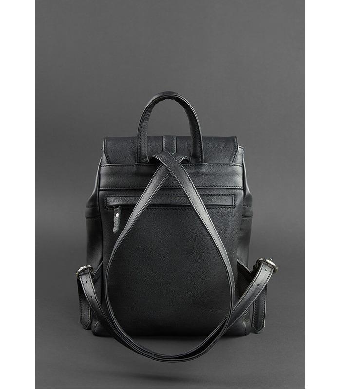 Шкіряний рюкзак Олсен (Барбі, Онікс).