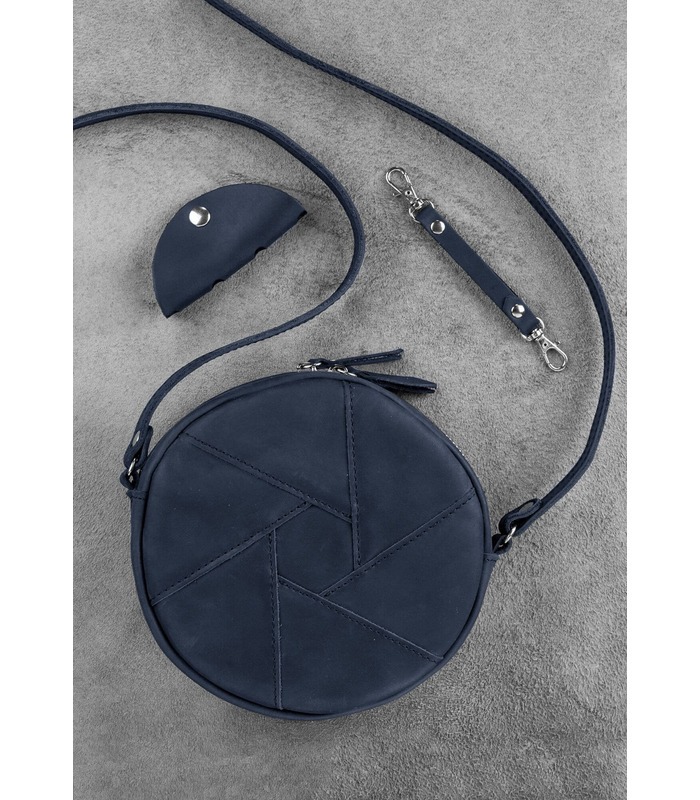 Женская кожаная сумка Бон-бон BU ᐉ Ночное небо, натуральная кожа, Украина