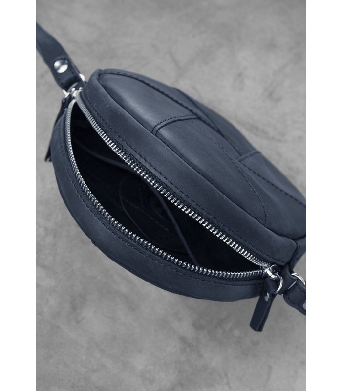 Жіноча шкіряна сумка Бон-бон BU ᐉ Нічне небо, натуральна шкіра, Україна