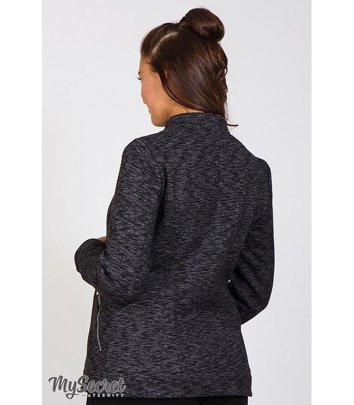 Жакет Астрід Теплий DG ➤ темно сірий теплий жакет для вагітних