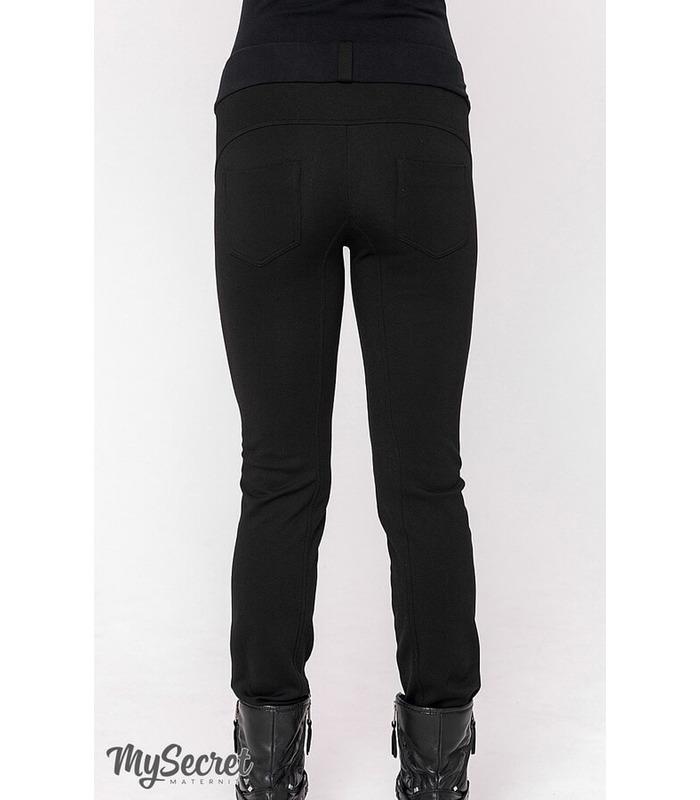 Штаны Эшли Тёплые BL ➤ теплые черные штаны для беременных