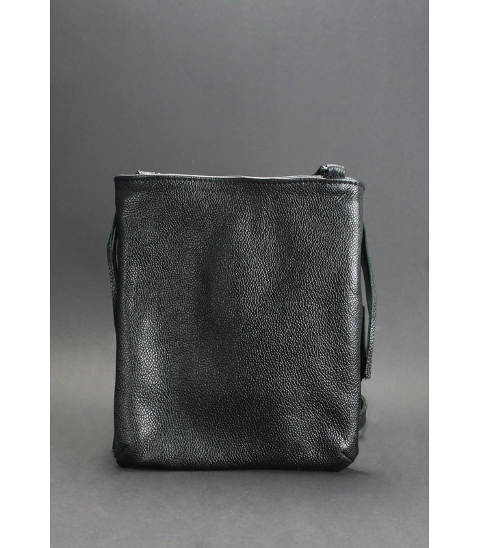 Женская сумка мини-кроссбоди Fleco BK ᐉ натуральная кожа, Украина