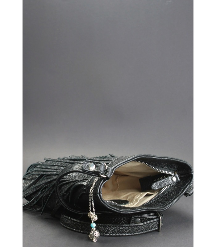 Женская сумка мини-кроссбоди Fleco BK ᐉ натуральная кожа, Украина