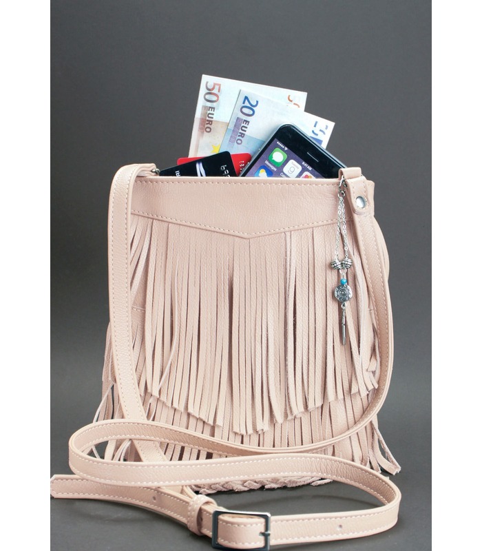 Жіноча сумка міні-кроссбоді Fleco RS ᐉ натуральна шкіра, Українаміні-кроссбоді Fleco RS