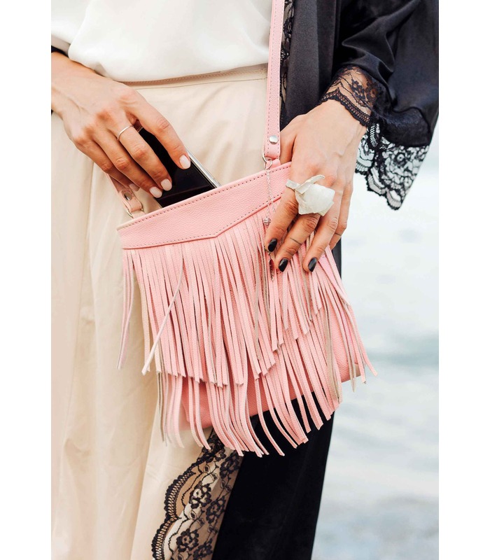 Женская сумка мини-кроссбоди Fleco RS ᐉ натуральная кожа, Украина