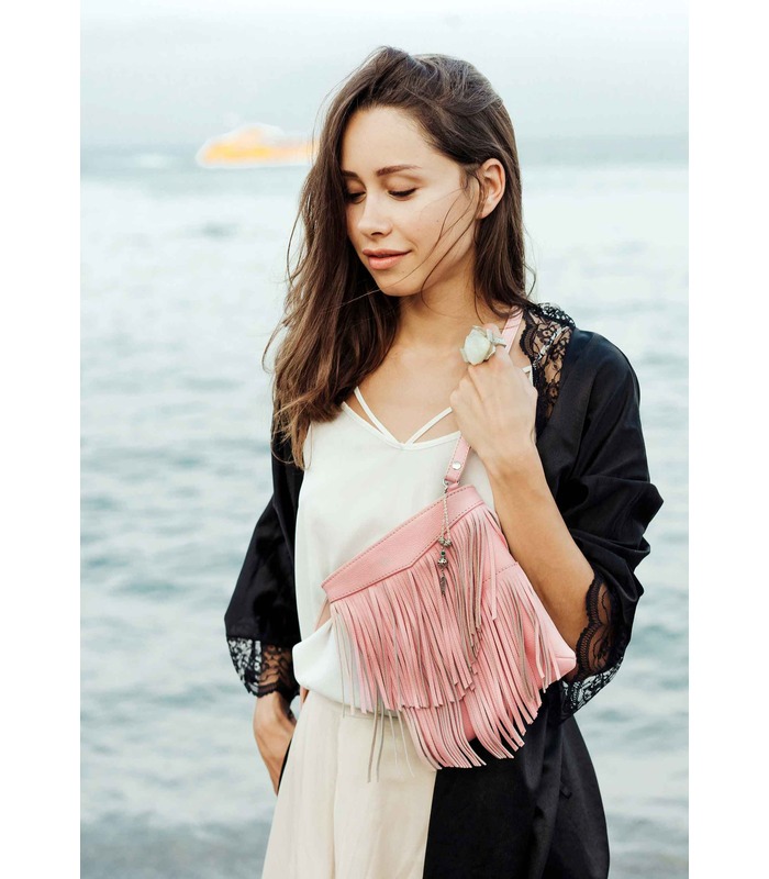 Жіноча сумка міні-кроссбоді Fleco RS ᐉ натуральна шкіра, Українаміні-кроссбоді Fleco RS