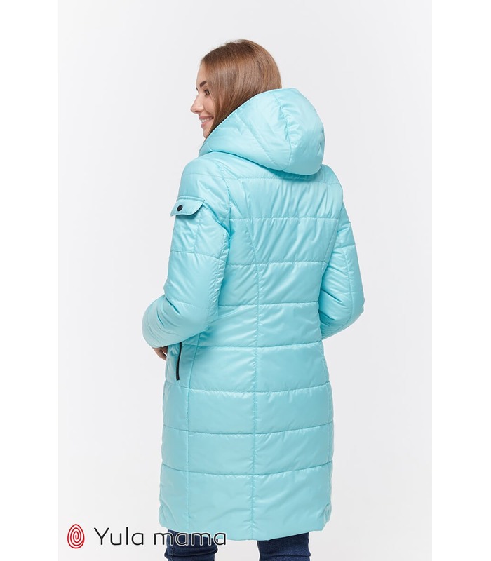 Двухстороннее пальто Кристин Аква