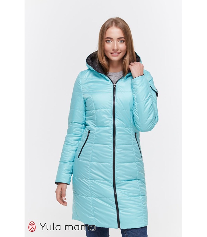 Двостороннє пальто Крістін Аква