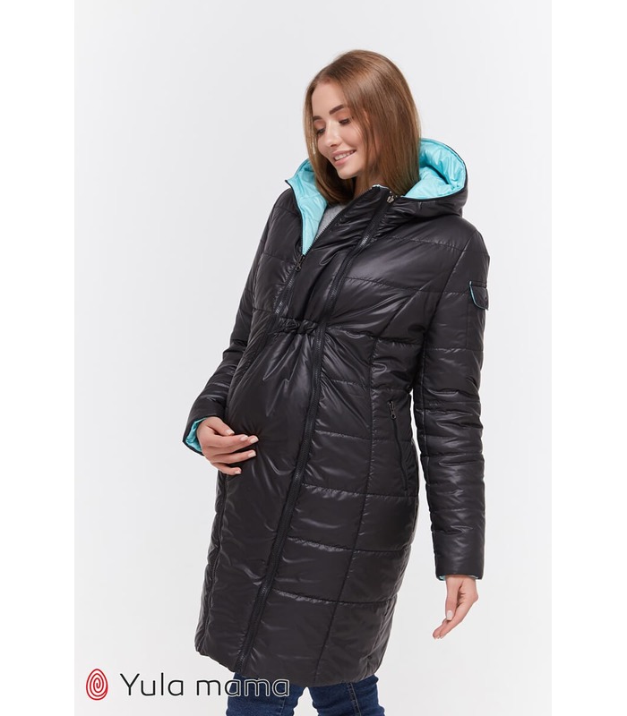 Двостороннє пальто Крістін Аква