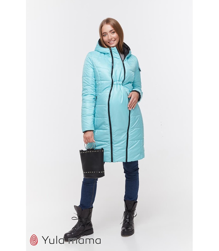 Двостороннє пальто Крістін Аква