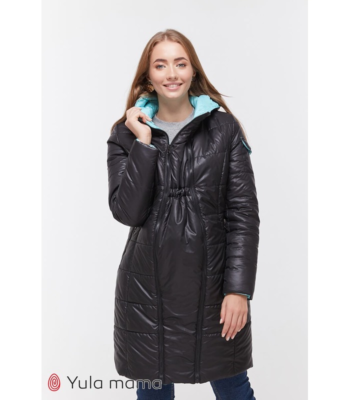 Двостороннє пальто Крістін Аква