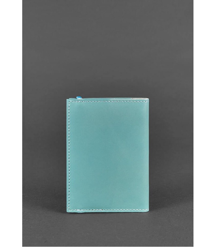 Обкладинка для паспорту 1.0 Тиффани ᐉ Україна, натуральна шкіра, для чоловіка та жінки