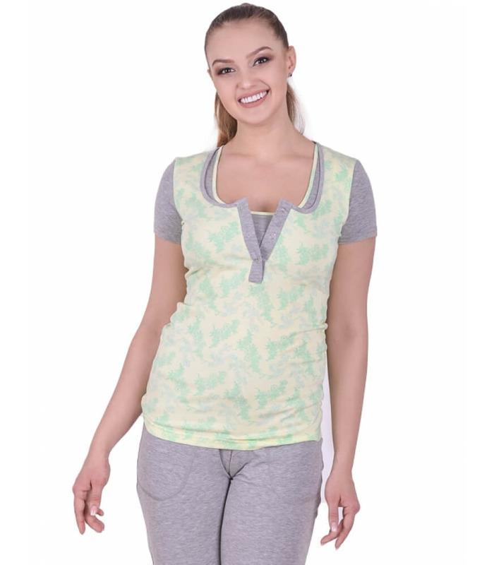 Піжама для вагітних та годуючих мам "Sunshine".