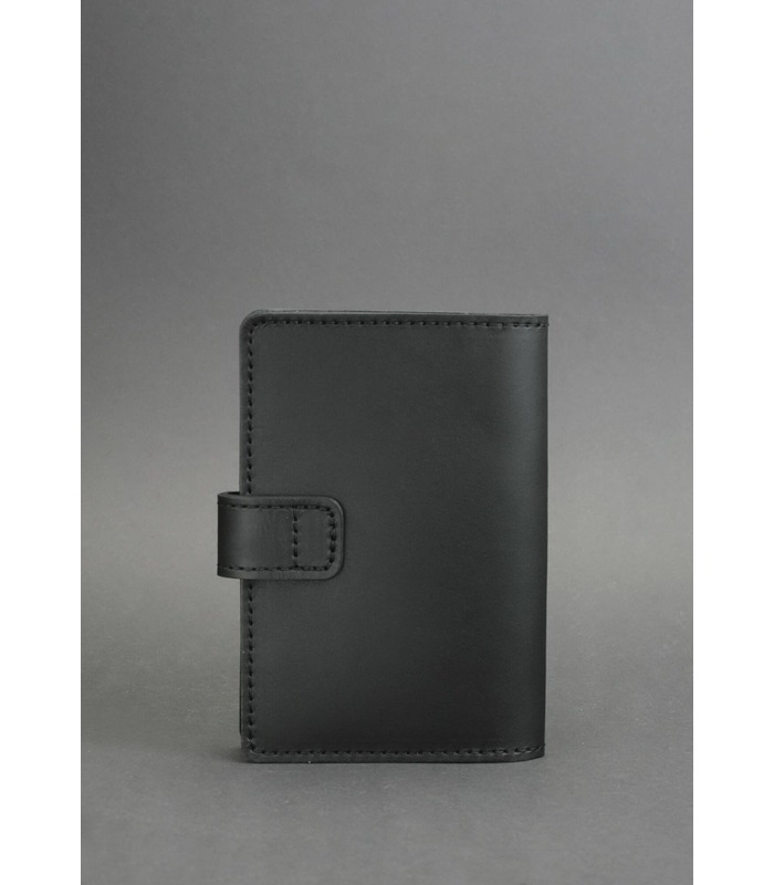 Шкіряна обкладинка для паспорту 3.0 Графіт ᐉ Україна, натуральна шкіра