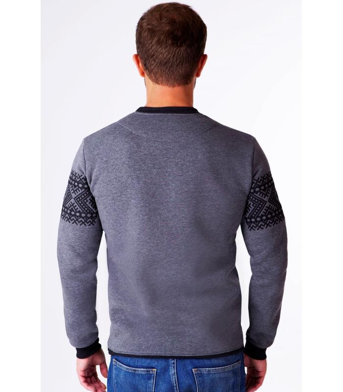 Чоловічий світшот з вишивкою мод.534