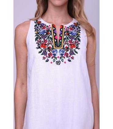 Вишита лляна сукня 017, плаття, сукні, інтернет магазин одягу