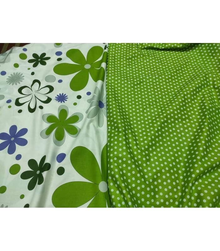 Комплект постільної білизни Квіти ᗍ сатин ※ Україна, натуральна тканина