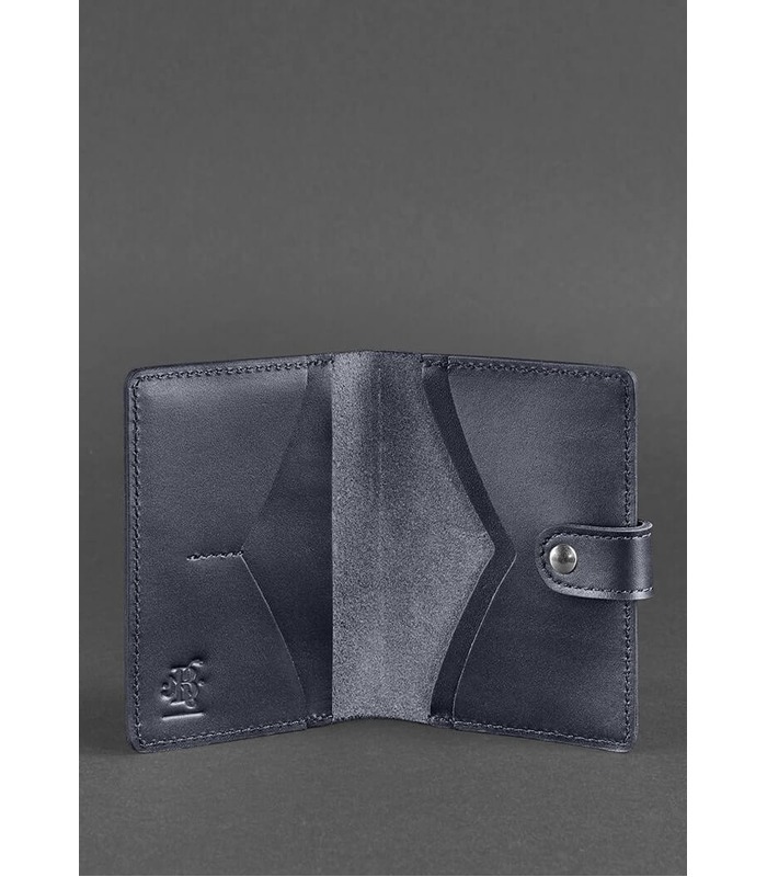 Шкіряна обкладинка для паспорту 3.0 Нічне небо ᐉ Україна, натуральна шкіра