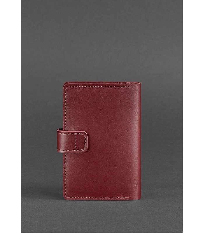 Шкіряна обкладинка для паспорту 3.0 Виноград ᐉ Україна, натуральна шкіра