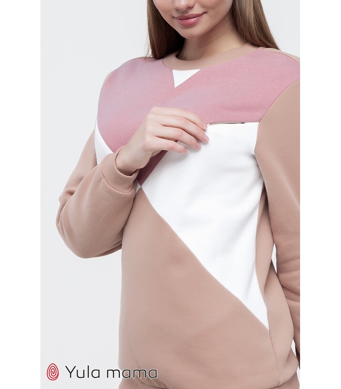 Свитшот Кет Тёплый CA от Юла Мама в категории Свитера и свитшоты кормящим на МамаТато