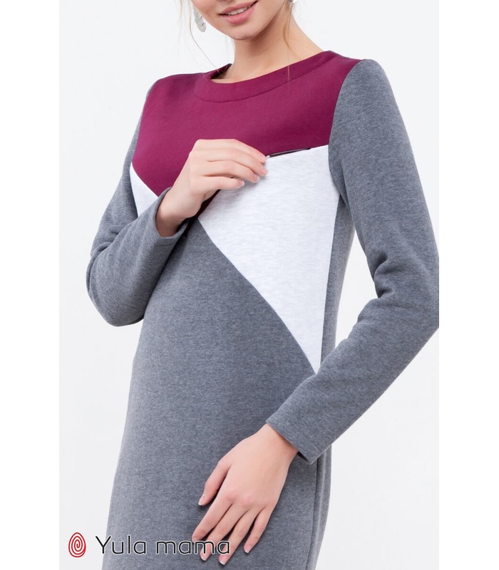 Платье Дениз Теплое GR от Юла Мама в категории Платья беременным на МамаТато