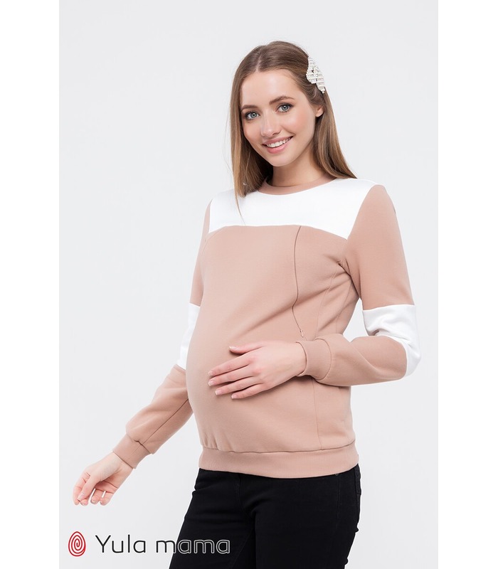 Теплый свитшот Рени от Юла Мама в категории Свитера и свитшоты кормящим на МамаТато