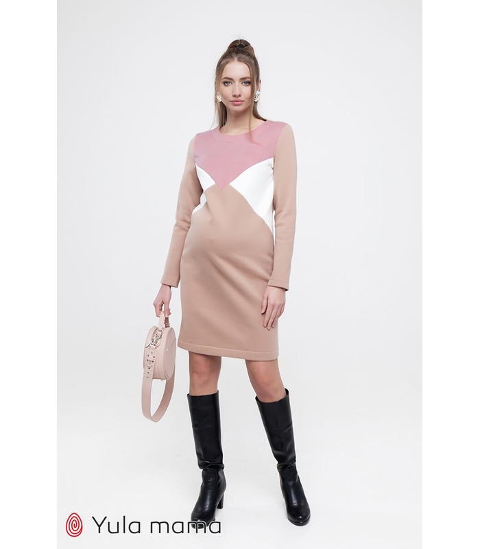 Платье Дениз Теплое CA от Юла Мама в категории Платья для кормления на МамаТато