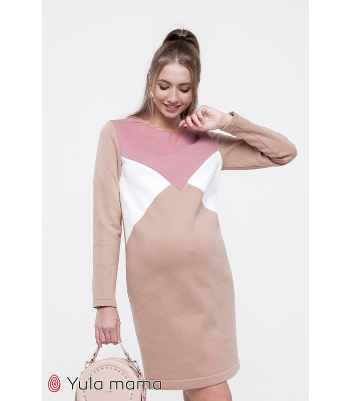 Платье Дениз Теплое CA от Юла Мама в категории Платья для кормления на МамаТато